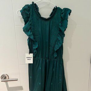 Sunday Best Dress Green Size M Never Worn!